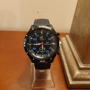 Brand New Black & Blue GT Grand Touring Men's Watch